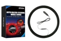 Heated steering wheel cover