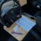 Steering wheel tray