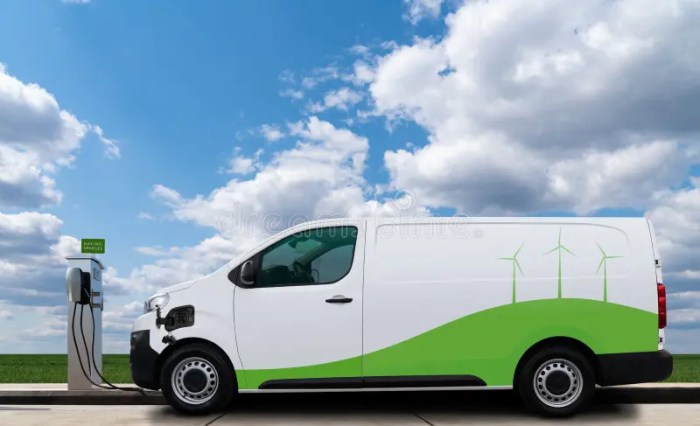 Electric delivery vans