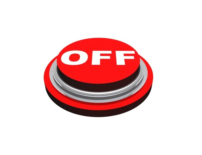 On Off Button Off-road electric machinery