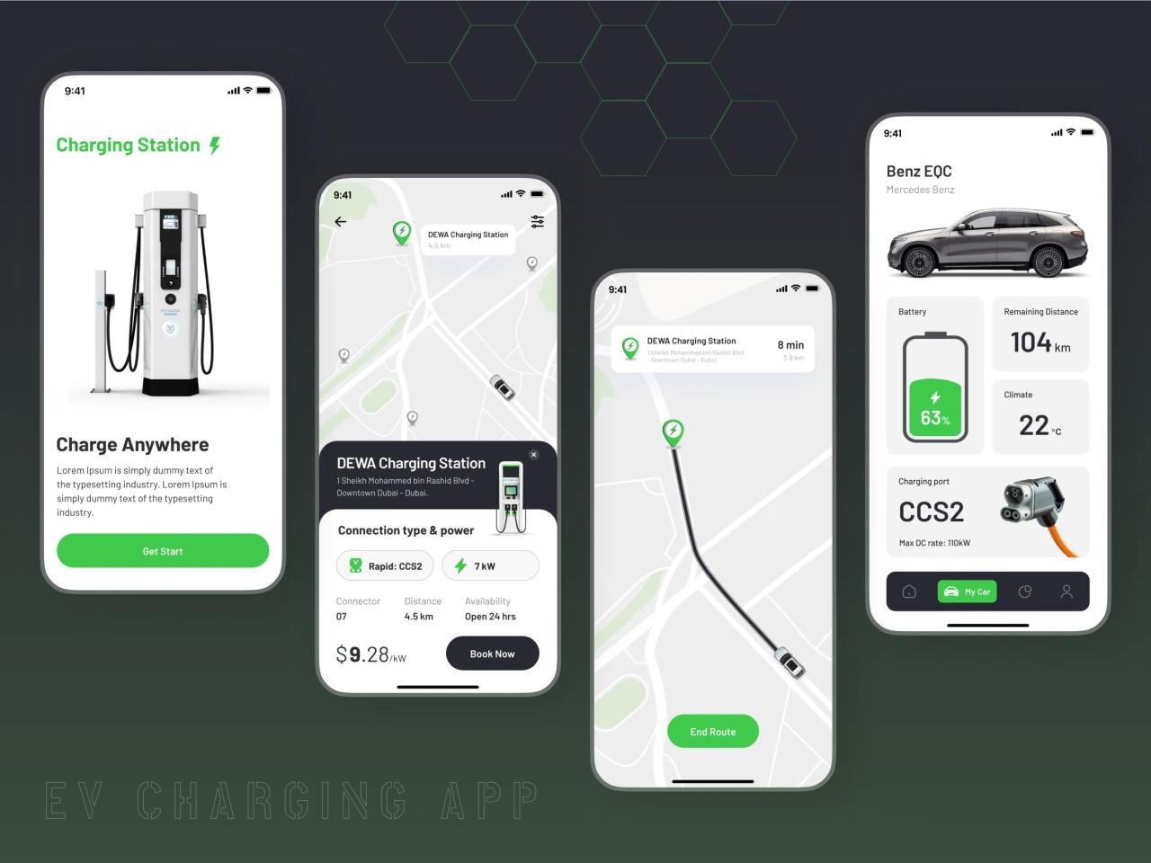 Charging station locator apps